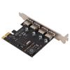 Плата расширения PCI E - USB 3.0, 4 порта, 5 Гбит/с, высокоскоростная передача данных, бесплатная поставка, расширение USB3.0