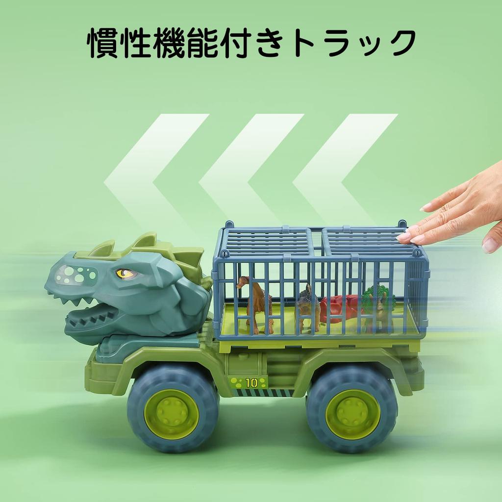 Милая каменная игрушечная машинка-динозавр и трек, набор мини-машинок для самостоятельной сборки, с возвращающимся динозавром, инерционным динозавром, тираннозавром, набор для подарка на день рождения,