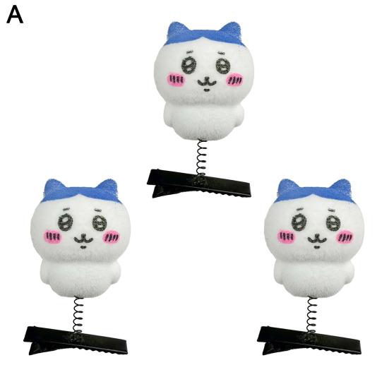 3 шт./компл. шпильки для волос для девочек в форме мультфильма, заколки для волос с весенним дизайном, легко украшать, аксессуары для волос ручной работы