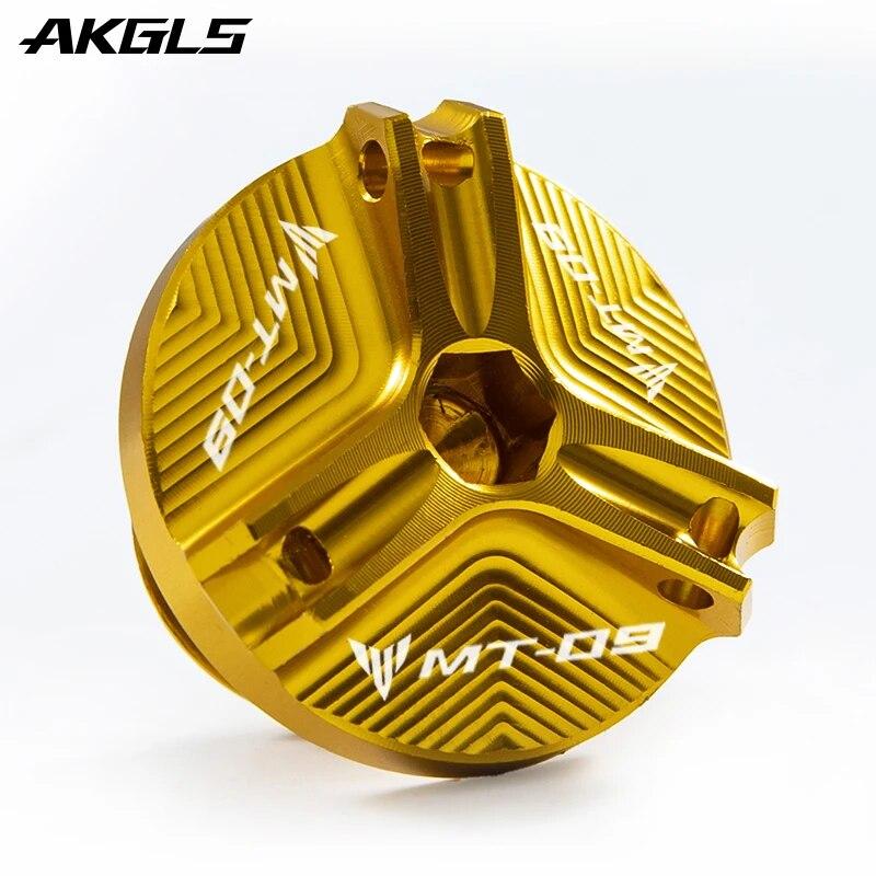 For Yamaha MT09 Mt 09 MT09 SP Tracer 900 GT FZ 09 FJ 09 2013-2022 Engine Oil Cap Bolt Oil Filler Cap Protection Accessories
