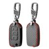 Чехол для автомобильного ключа из искусственной кожи для Volkswagen VW Polo Golf Passat Tiguan Beetle Caddy T5 Up Eos Skoda Octavia Seat Leon Altea