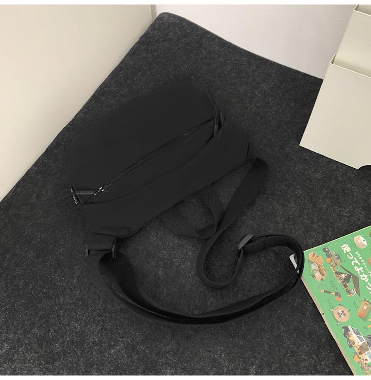 Нагрудная сумка мужская и женская повседневная простая сумка-мессенджер японская модная литературная сумка на плечо стиль поясная сумка Tide