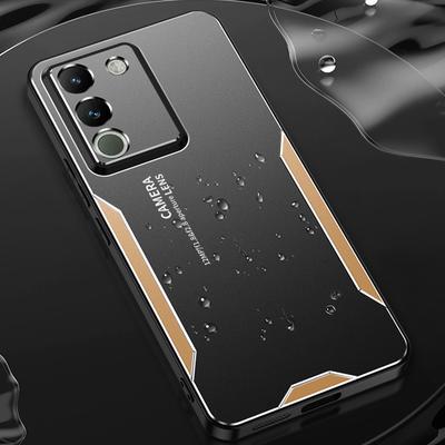 Для vivo Y200 (Индия) 5G Чехол для телефона из ПК+ТПУ+алюминиевого сплава, защита от падений, чехол для мобильного телефона