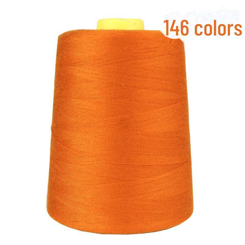 402 High-Speed Polyester Sewing Thread, 8000 Yards, Black & White for Industrial Sewing Machines