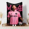1pc Blanket - Inter Miami CF Print Design, Lightweight Blanket for Sofa, Bed- Soft &Warm, Gift for All Seasons