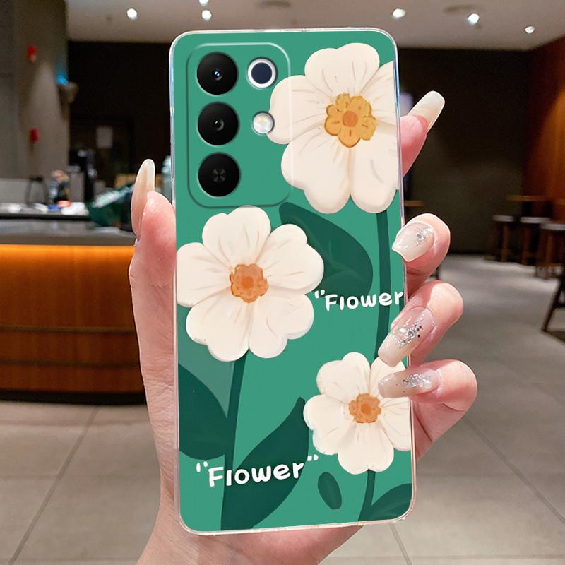 Чехол для Realme C85 Pro 2025 Прозрачный Модный Цветок Бабочка Мягкий ТПУ Силикон Чехол для Телефона для RealmeC85 Pro 4G RMX5555