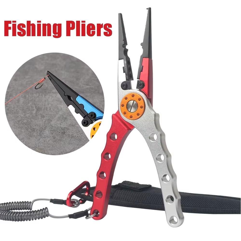 Aluminum Zinc Zinc Alloy Fishing Pliers Anti Slip Line Cutting Pliers Hook Remover Pliers Outdoor Fishing