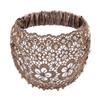 Summer Lace Pearl Headband: Elegant Hollow Wide Elastic Hair Accessory
