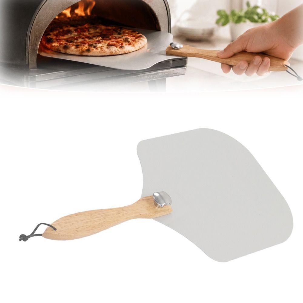 Aluminum Pizza Spatula Collapsible Handle Pizza Paddle Lightweight Pizza Shovel Kitchen Use