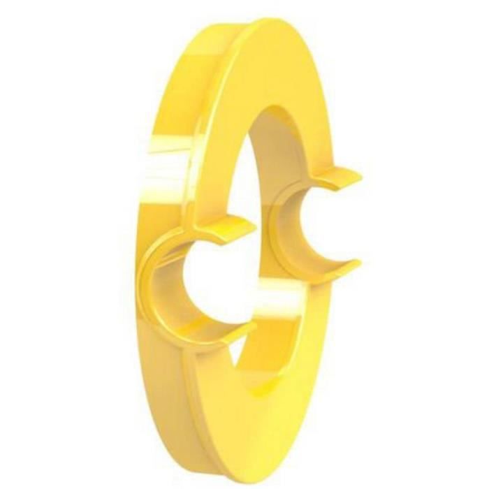 Aimant - DAHLE - Mega Magnet Circle XL - 80 mm - Jaune - Avec Support