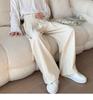 Men's Cool Italian Naples Trousers - Loose, Wide-Leg Design with a Draped Style