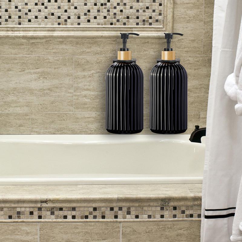 Заправляемый дозатор мыла для полосок, настенный дозатор мыла для отеля, набор для дезинфекции рук, держатель для шампуня, кондиционера для душа