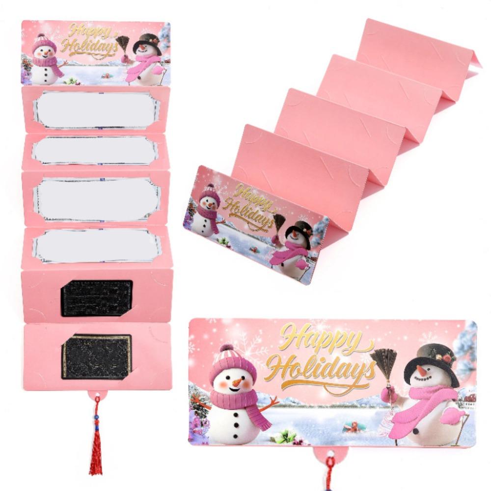 Lucky Folding Card Envelope Santa Claus Christmas Decorations Christmas Money Pocket Bag Christmas