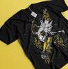 All Might Tshirt My Hero Academia Boku Hawks Armor Strip Black Shirt