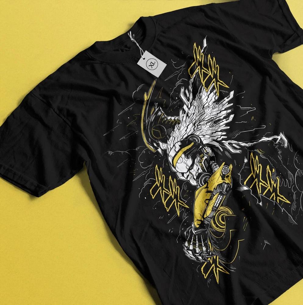 All Might Tshirt My Hero Academia Boku Hawks Armor Strip Black Shirt