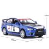 1/32 Mitsubishi Lancer Evolution GT3 Металлический сплав Модель автомобиля Литые игрушечные транспортные средства Модель Звук Свет Игрушки для детей Подарки