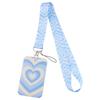 Цветной сердечный шнурок для шеи с любовью для ключей, удостоверений личности, ремней для сотовых телефонов, держателей бейджей, самодельных подвесных веревок, аксессуаров для шейного обруча