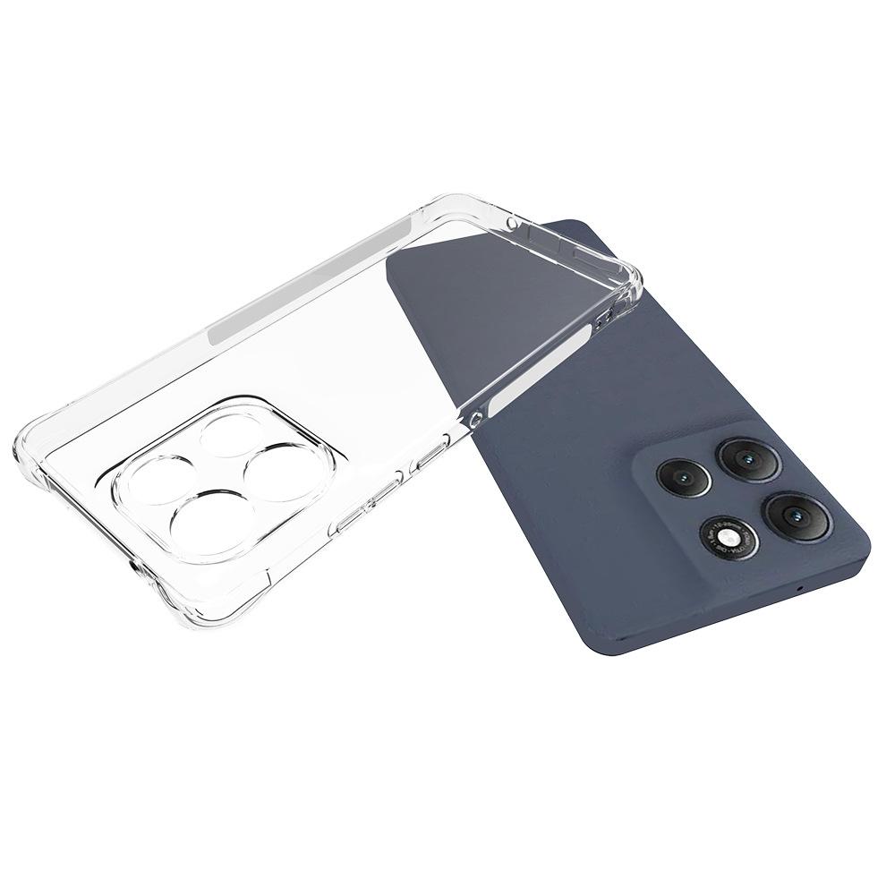 Прозрачный ТПУ чехол для Motorola Moto G86 Power 5G WANLONFENG Серия TM 2.0 мм Задняя крышка для телефона