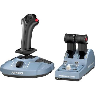 Thrustmaster Джойстик TCA Officer Pack Airbus Edition : Эргономичная копия мини-джойстика и квадранта Airbus.