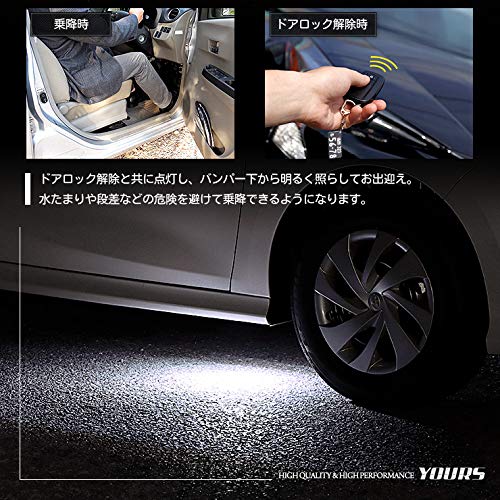 ВАШ. Yaris Эксклюзивная светодиодная приветственная лампа [синяя] YARIS Custom Parts Accessories Dress Up TOYOTA y22-1944 [5] M