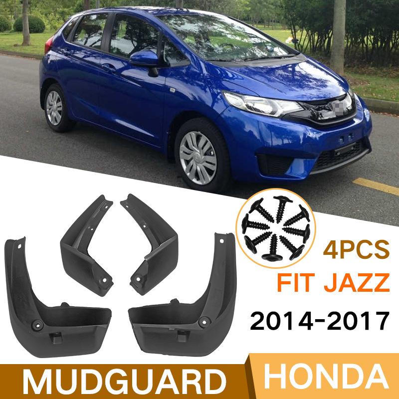 Mud Flaps For 14-17 Honda FIT JAZZ MudFlaps Front Rear Fender Car