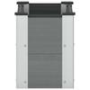 Raised Garden Bed Gray 50 x 30 x 36 cm