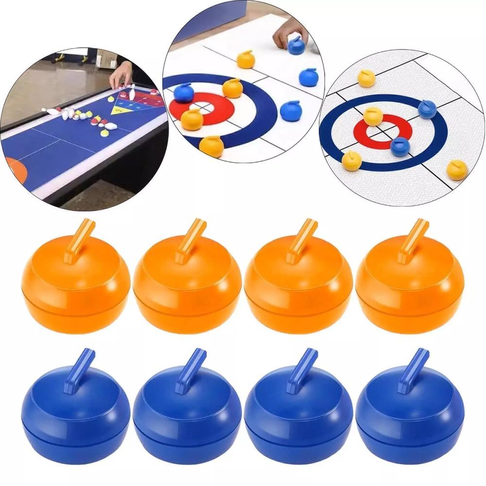 Puzzle Curling Table Parent Children Game Mini Curling Board Game for Adults, Kids