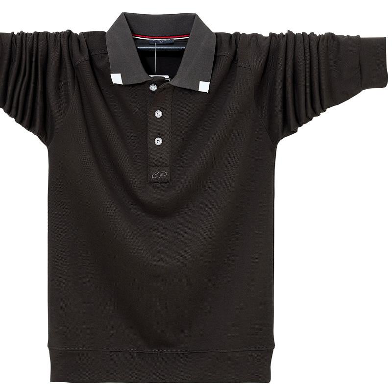 Long Sleeve Polo Shirts for Men Work Pullover Shirts Moisture Wicking Lightweight Golf Shirts Men's Loose Fit Button Up Collared Tee Shirt Plus Size