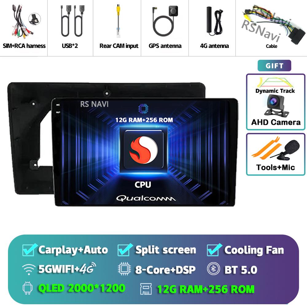 Android 14 Carplay Car Radio для Citroen C5 2009 Мультимедийный видеоплеер Навигация GPS Стерео 2Din DVD AI Voice 360 Камера DSP
