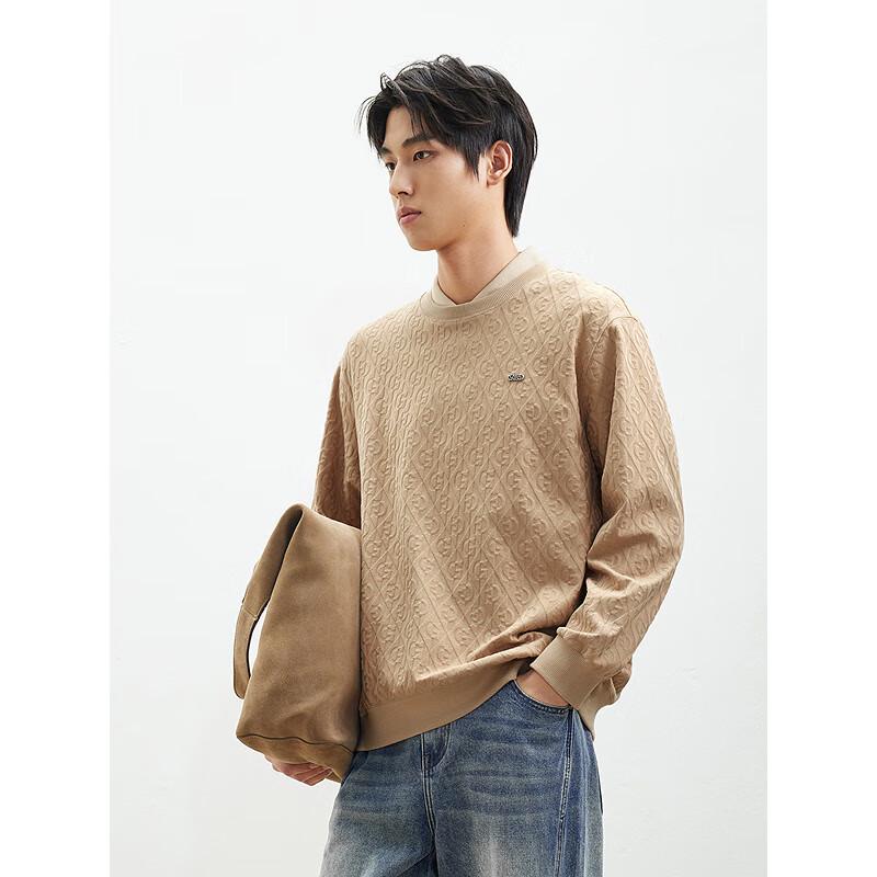 GXG Men's 2025 Spring Crew Neck Sweatshirt