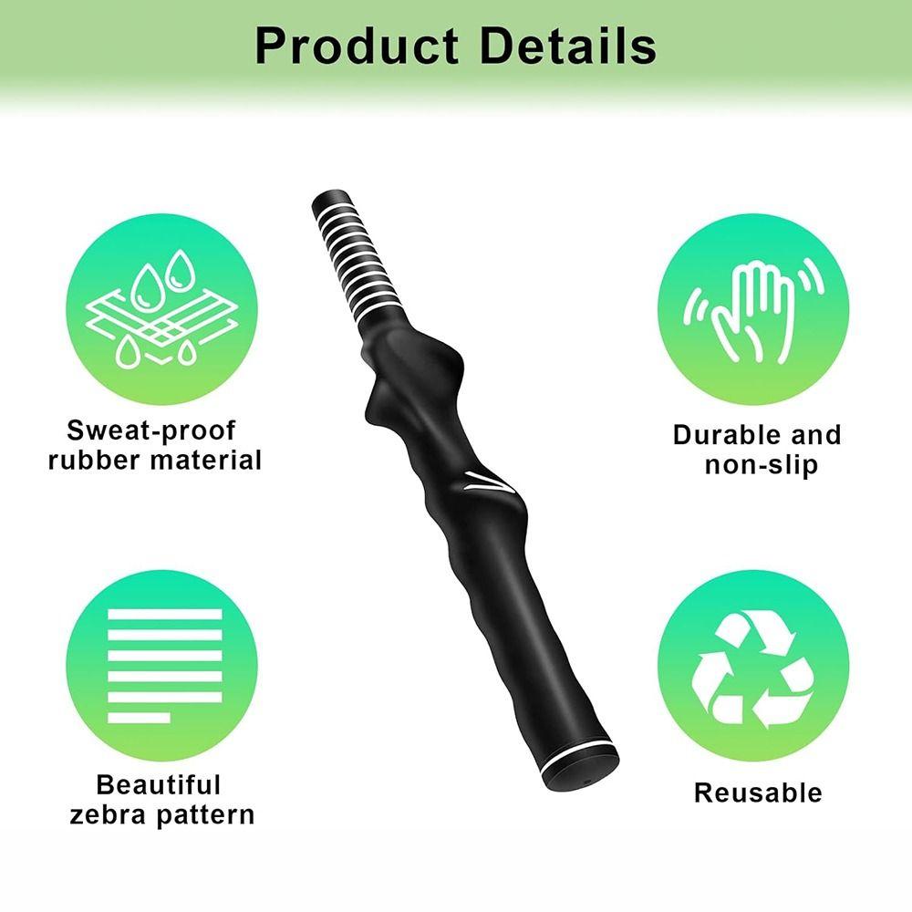 Black Golf Club Grip Right-Handed Golf Trainer Grip New Non-slip Grip Beginner