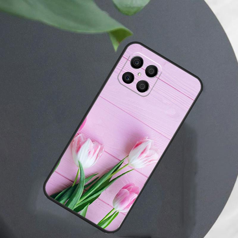 Цветы Тюльпаны Чехол Для Honor Magic 5 6 7 8 Pro Для Honor 400 200 50 70 Lite X8c X8b X9a X9b X9c X9d Win RT
