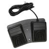 250V AC 16A Dual Foot Switch Pedal Self Locking Waterproof Dual Foot Operated Pedal Controller for Household Appliances