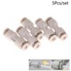 5Pcs For Bambu Lab X1 X1C X1E P1P P1S A1 Ptfe Tube Connector Pneumatic1.75Mm Filament Splitter Bambulab Ptfe Fitting 3D Printer