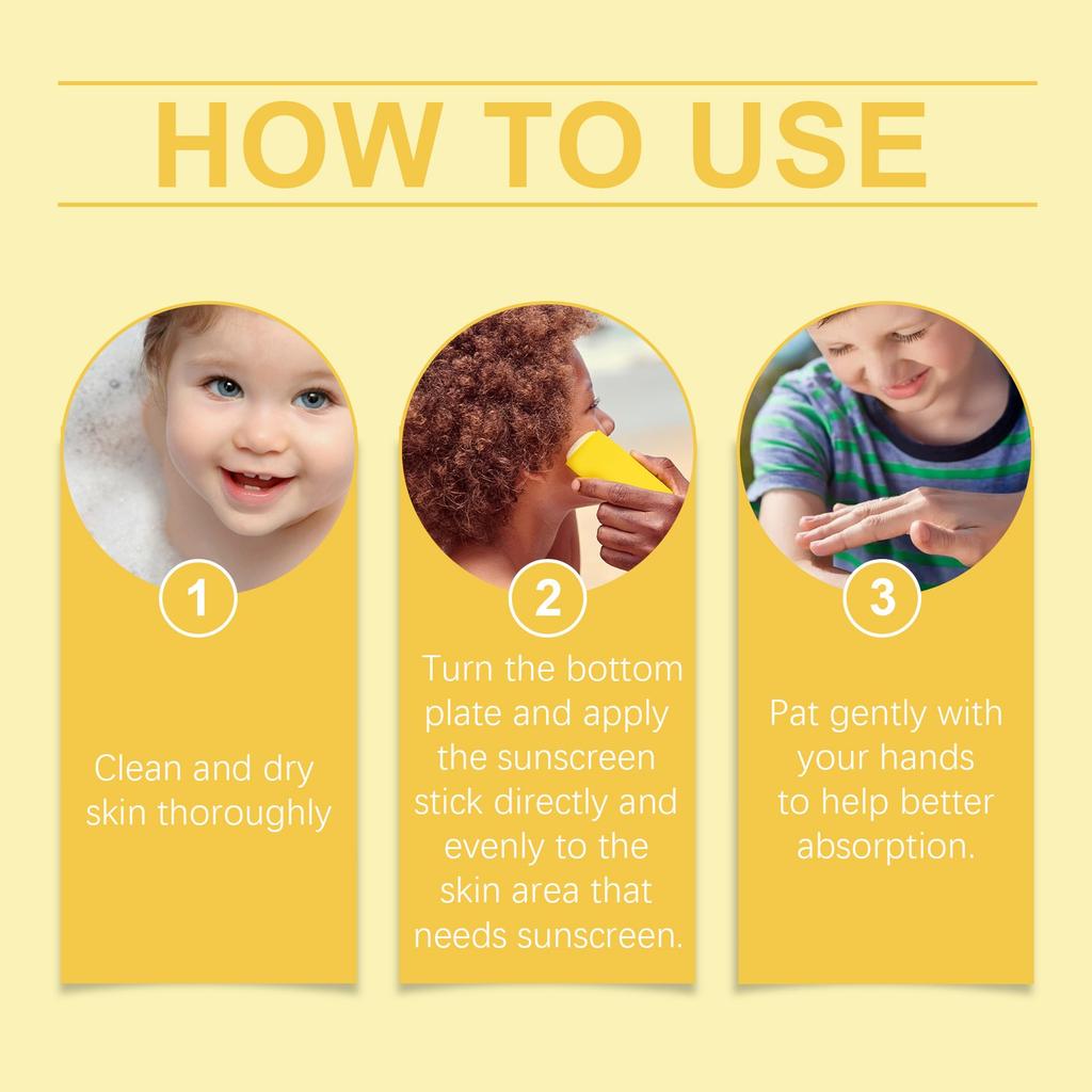 Children's Protective Stick Refreshing Non-sticky Children's Baby Summer Skin Sunscreen