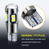 2/1 шт. W5W T10 светодиодный Canbus без ошибок 3030 10SMD Auto 5W5 светодиодный светильник с клиновидным боковым указателем поворота супер яркий белый
