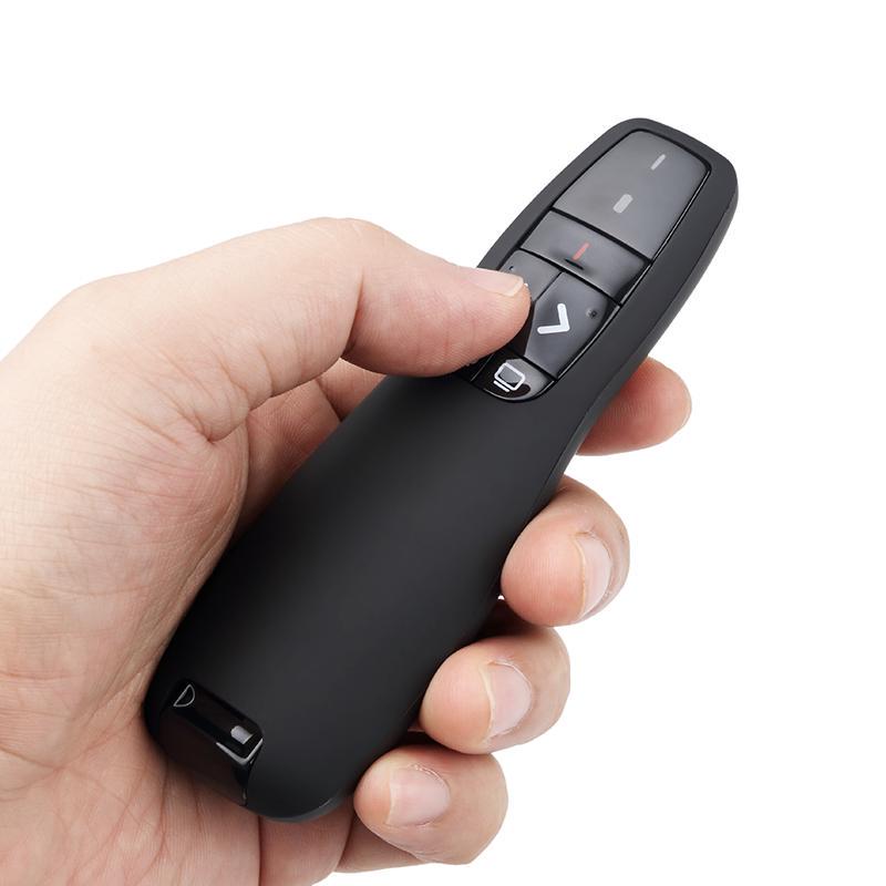 Беспроводной презентер 2,4G, USB-пульт дистанционного управления, лазерная ручка, беспроводной пульт дистанционного управления, красная лазерная указка для PPT, офиса для преподавания PowerPoint