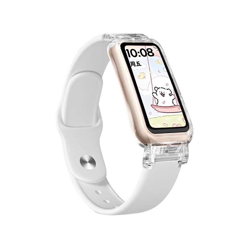 Чехол+ремешок Для умных часов Huawei Band 10/9/9 NFC ремешок Аксессуары Спортивный силиконовый браслет correa для Huawei Bands 8/8NFC Чехол
