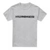 Hummer Unisex Adult Distressed Logo Heather T-Shirt