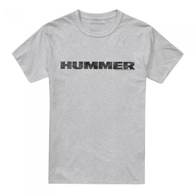 Унисекс футболка для взрослых Hummer с потертым логотипом