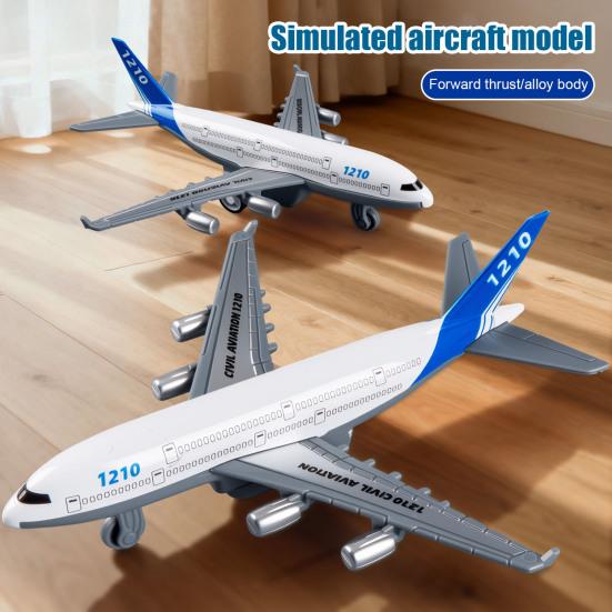 Имитация Модель Самолета Реалистичный Инерционный Пассажирский Самолет Игрушка Настольная Фигурка Самолета Украшение Дети Мальчики