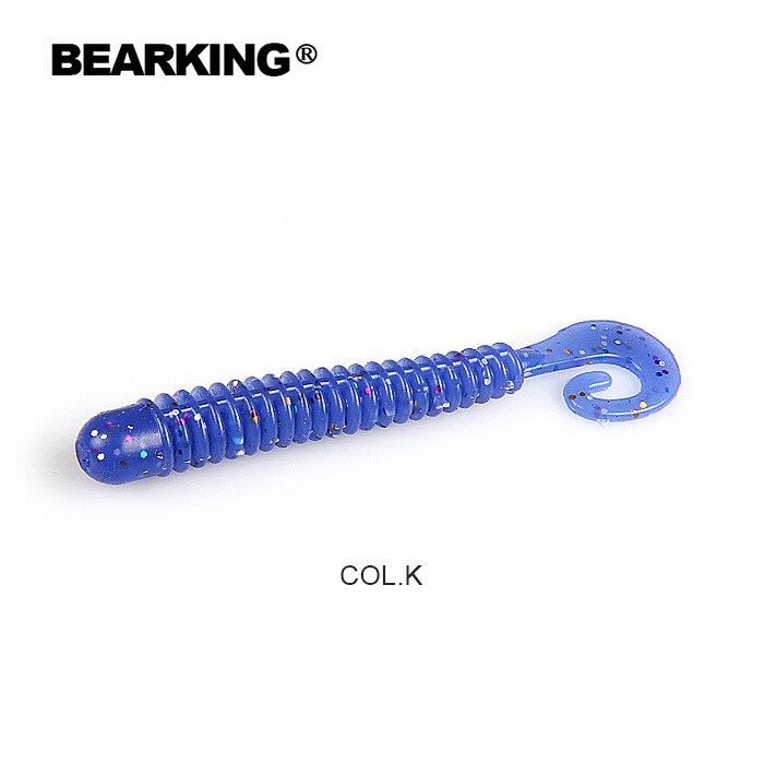 BEARKING Рыболовная приманка 45 мм 0,8 г 30 шт./пакет G Tail Мягкие приманки Рыболовный воблер Приманка для окуня Искусственная рыбалка Мягкая приманка