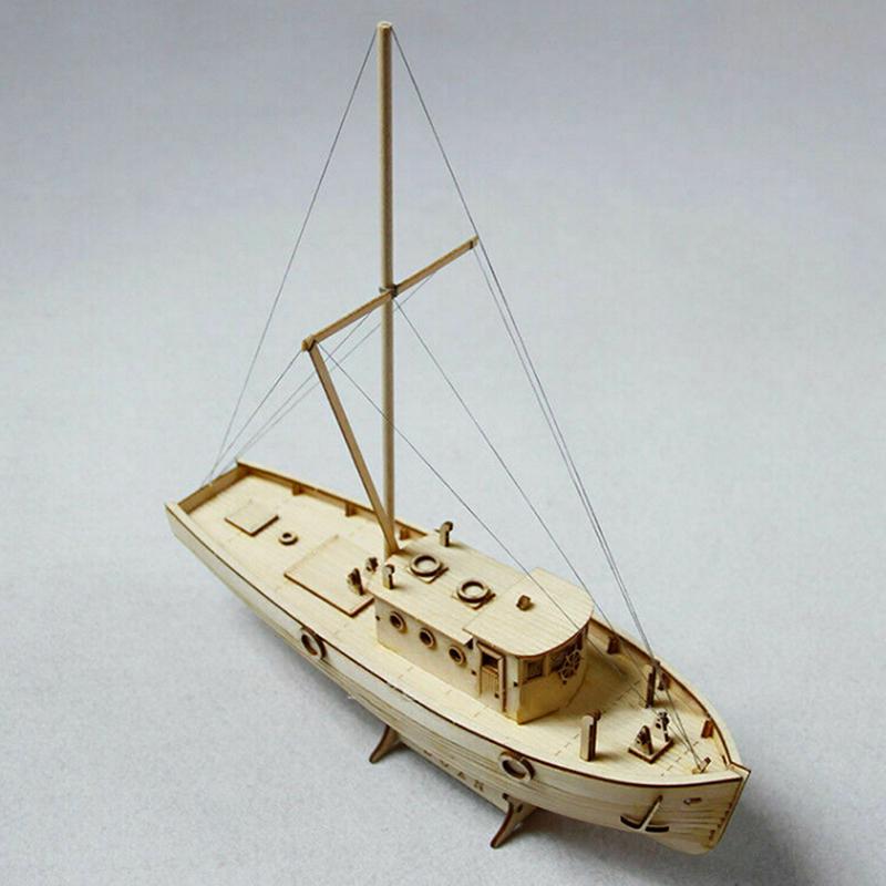 1:30 Wooden Sailing Ship Assembly Model Of Diy Wooden Tool Puzzle Toys Gifts