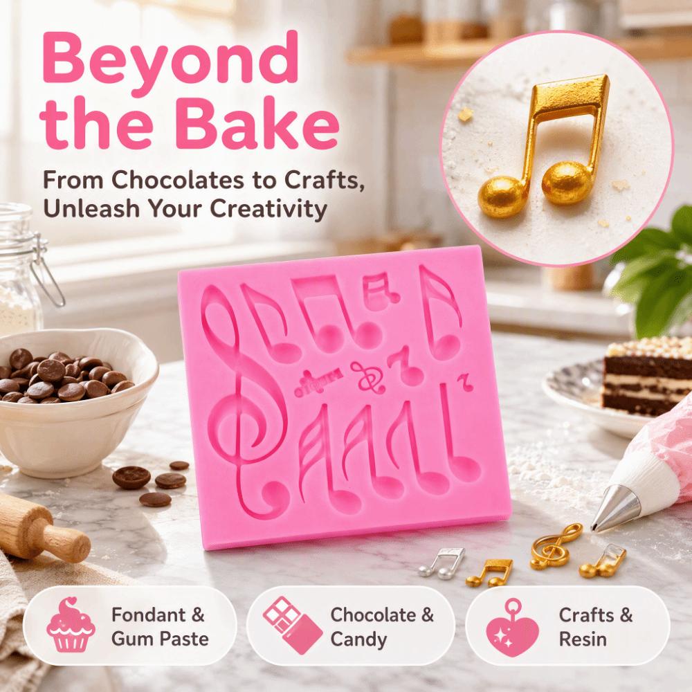 Non-Stick Fondant Mold Food Grade Silicone Cake Decoration Mold Chocolate Mold Baking Crafting