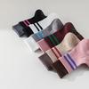 Носки для йоги женские хлопковые трикотажные носки для тренировок в помещении танцевальные спортивные носки повседневные полосатые силиконовые нескользящие носки для фитнеса и пилатеса