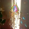 Crystal Wind Chime Moon Sun Catcher Windchimes Crystal Hanging Prism Rainbow Maker Sun Light Catcher Pendant Home Garden Decor
