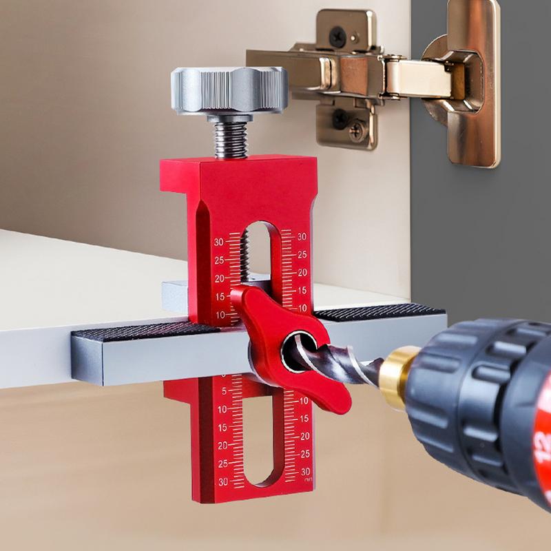 Панель дверцы шкафа-гардероба и доводчик Монтажный шаблон с отверстиями Столярный монтаж Устройство отскока Сверлильный локатор