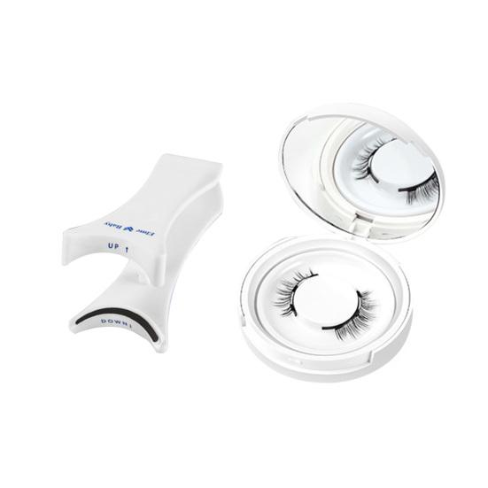 1 набор магнитных НАКЛАДНЫХ ресниц с зажимом-аппликатором для ресниц, многоразовые, натуральные, тонкие