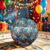 1pc Oceanic Seahorse Adventure Theme Soccer Ball Football, Size 5, Lightweight PVC, Outdoor Training Soccer Ball,Sports Gift t61433