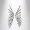New wing rhinestone earrings wings inlaid with diamonds simple personality trend earrings earrings for women silver
